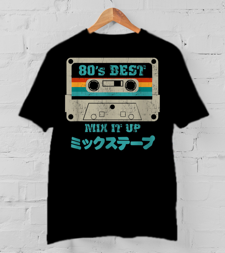80s Best Mix It Up Cassette Japanese Otaku Aesthetic T-Shirt