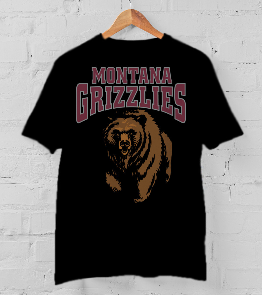 Montana Grizzlies NCAA Women's Griz Bear T-Shirt