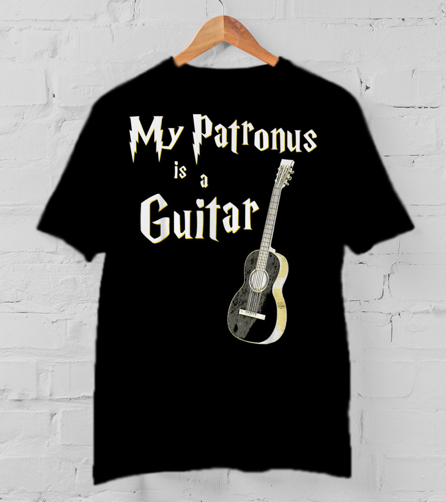 My Patronus Is A Guitar Harry Fan T-Shirt