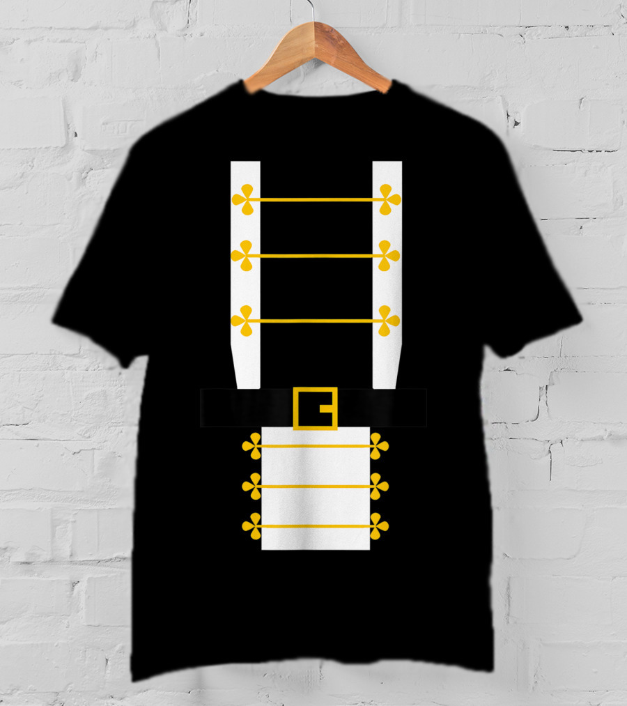 Nutcracker Soldier Costume Uniform Belt Buckle Ballet T-Shirt