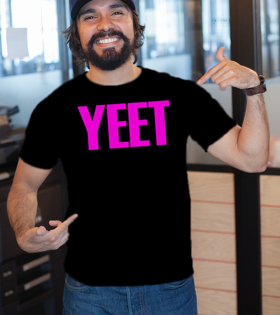 Pink Yeet Popular Funny T-Shirt