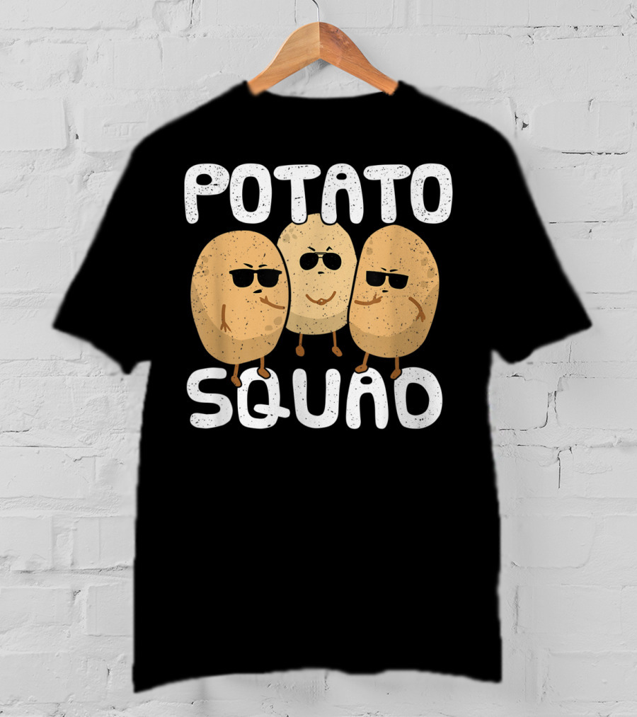 Potato Squad Cool Funny Sunglasses Veggie Trio T-Shirt