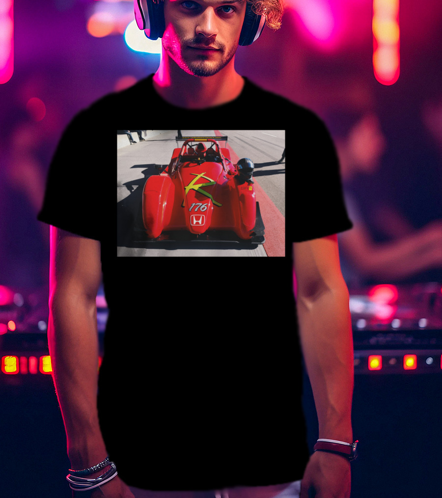 Honda Red Race Car 176 T-Shirt