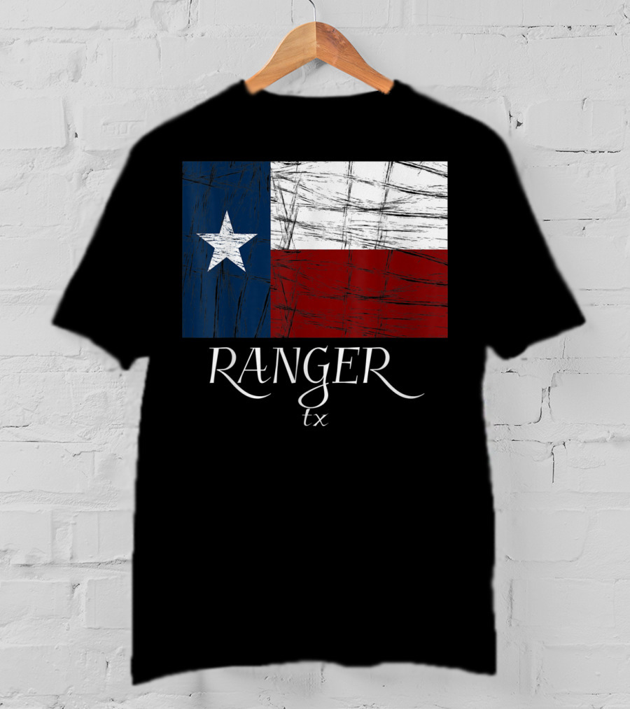 Ranger TX Texas Flag State City T-Shirt