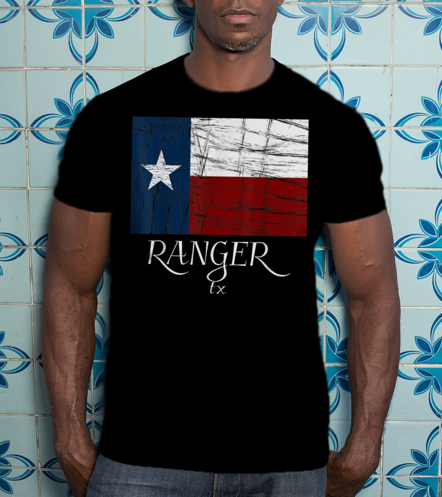 Ranger TX Texas Flag State City T-Shirt