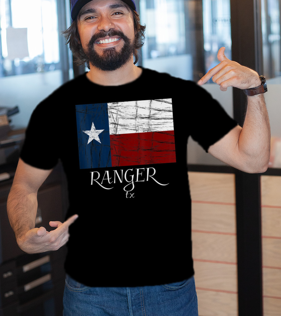 Ranger TX Texas Flag State City T-Shirt