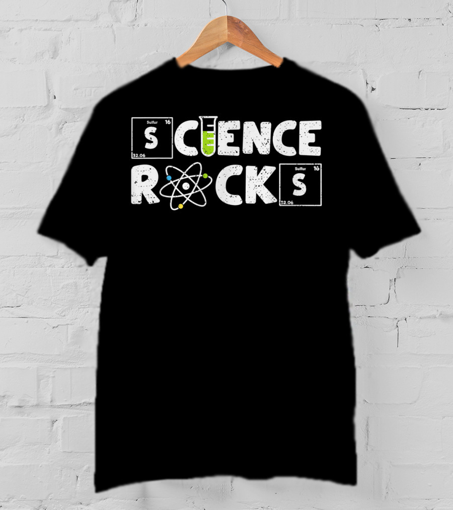 Science Rocks Teacher Scientist Sulfur Humor T-Shirt
