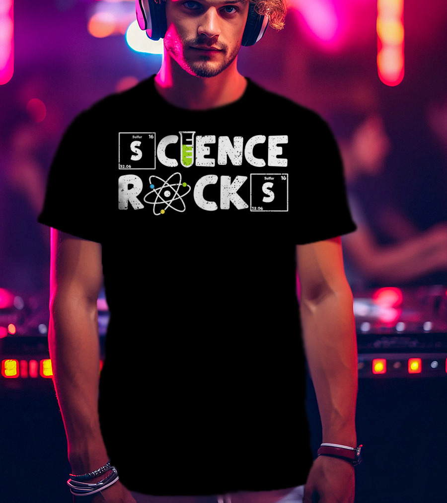 Science Rocks Teacher Scientist Sulfur Humor T-Shirt