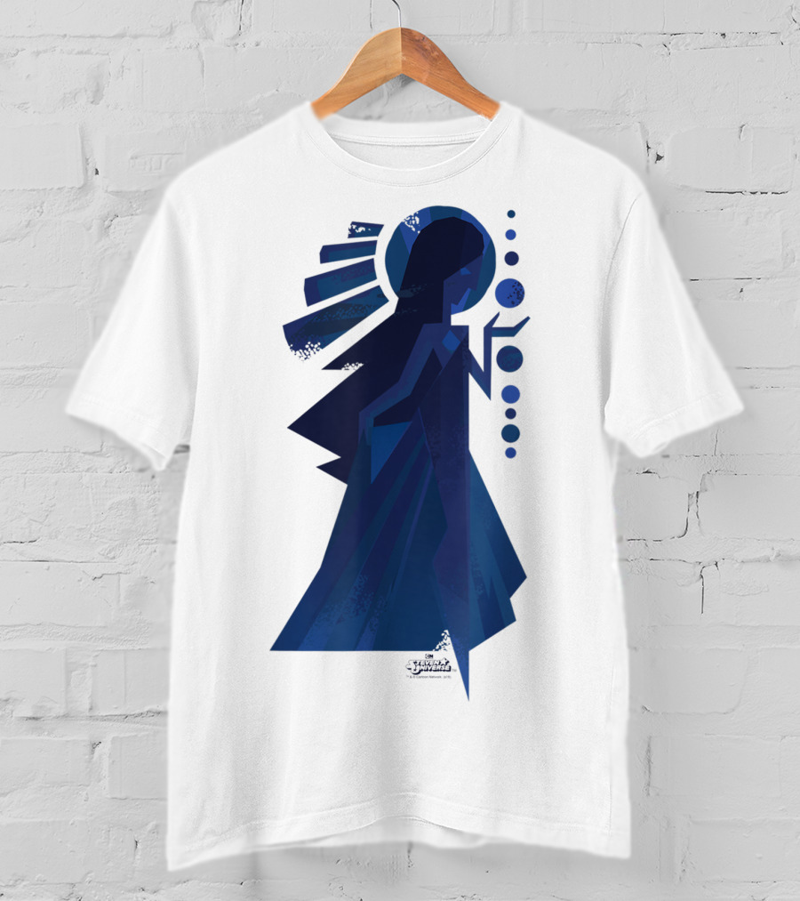 Steven Universe Blue Diamond Abstract Mural T-Shirt