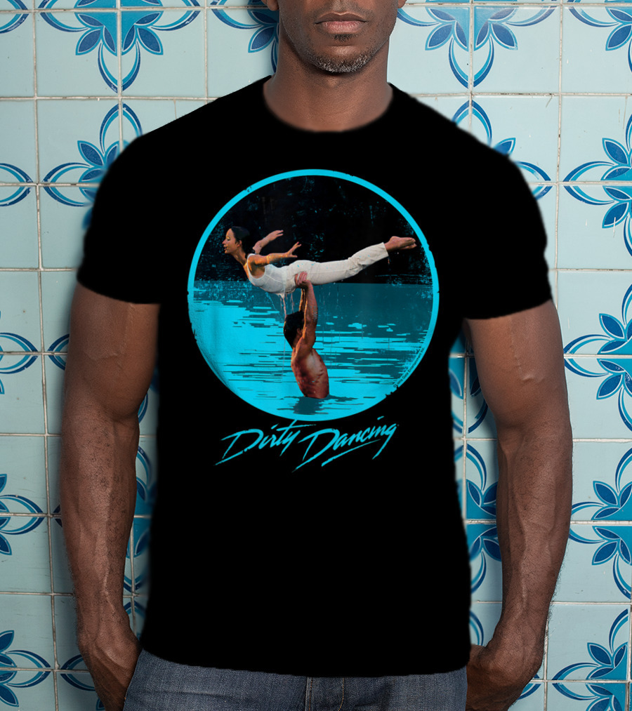 Dirty Dancing Iconic Lift Scene In Water T-Shirt