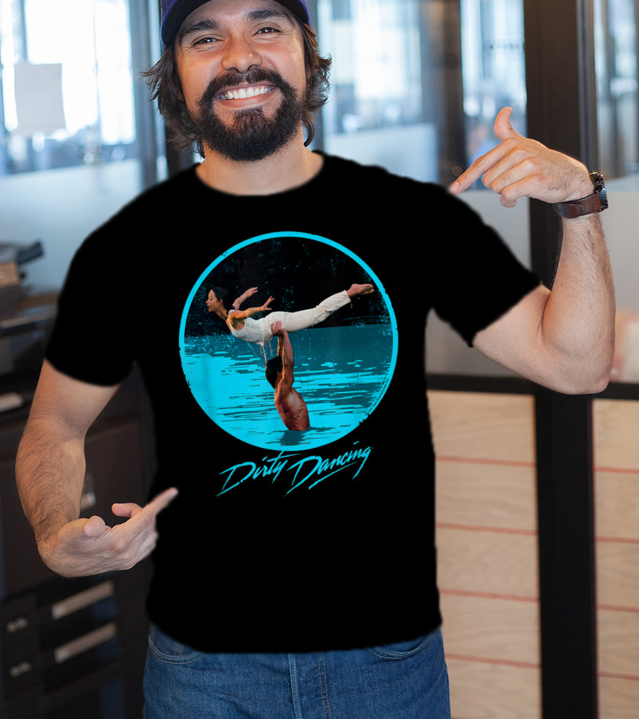 Dirty Dancing Iconic Lift Scene In Water T-Shirt