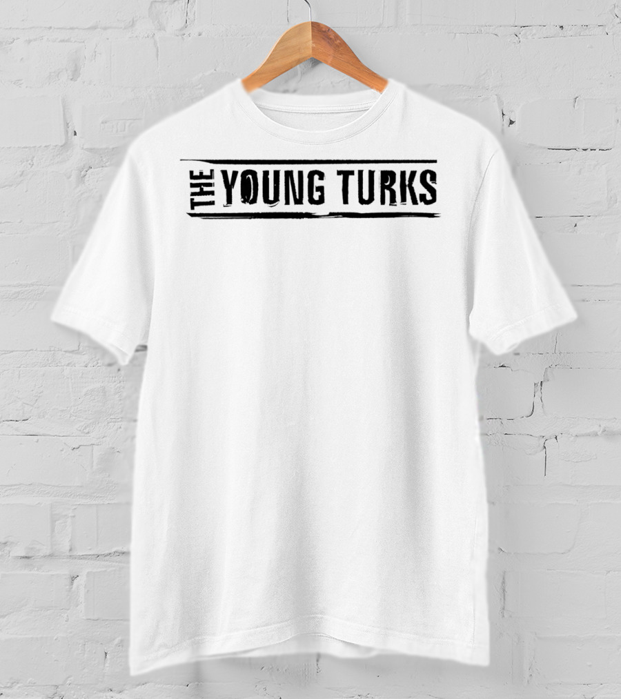 The Young Turks Black Text Bold Block T-Shirt