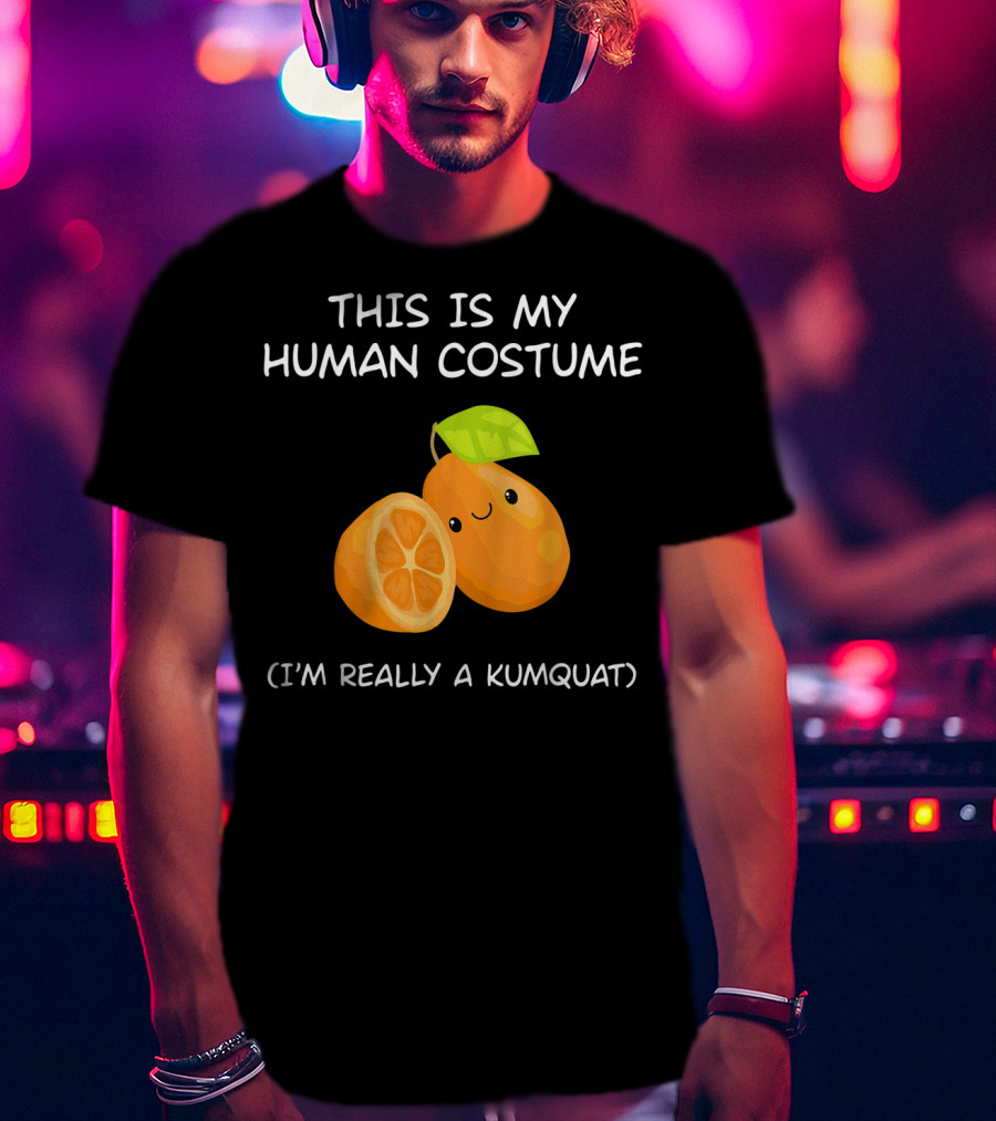 This Is My Human Costume I'm Really A Kumquat T-Shirt