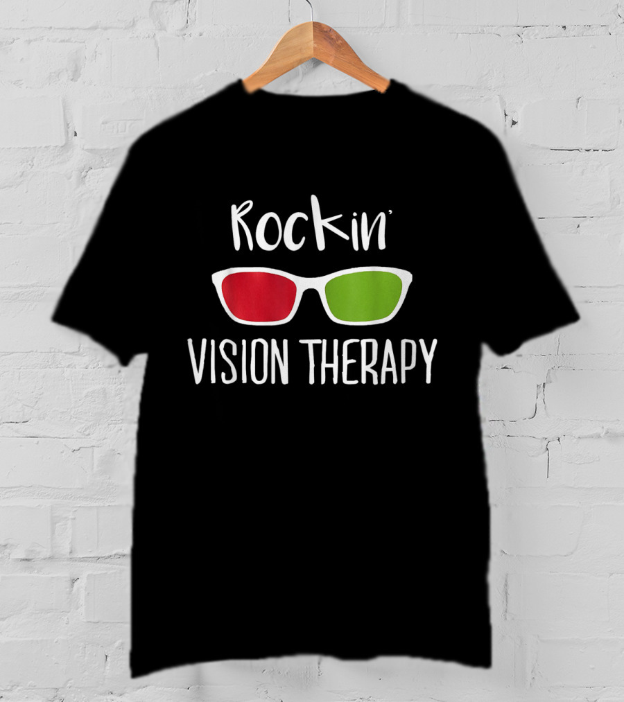 Rockin' Vision Therapy Red Green Awareness Support T-Shirt