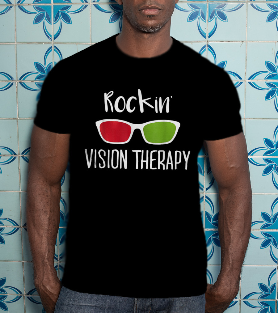 Rockin' Vision Therapy Red Green Awareness Support T-Shirt