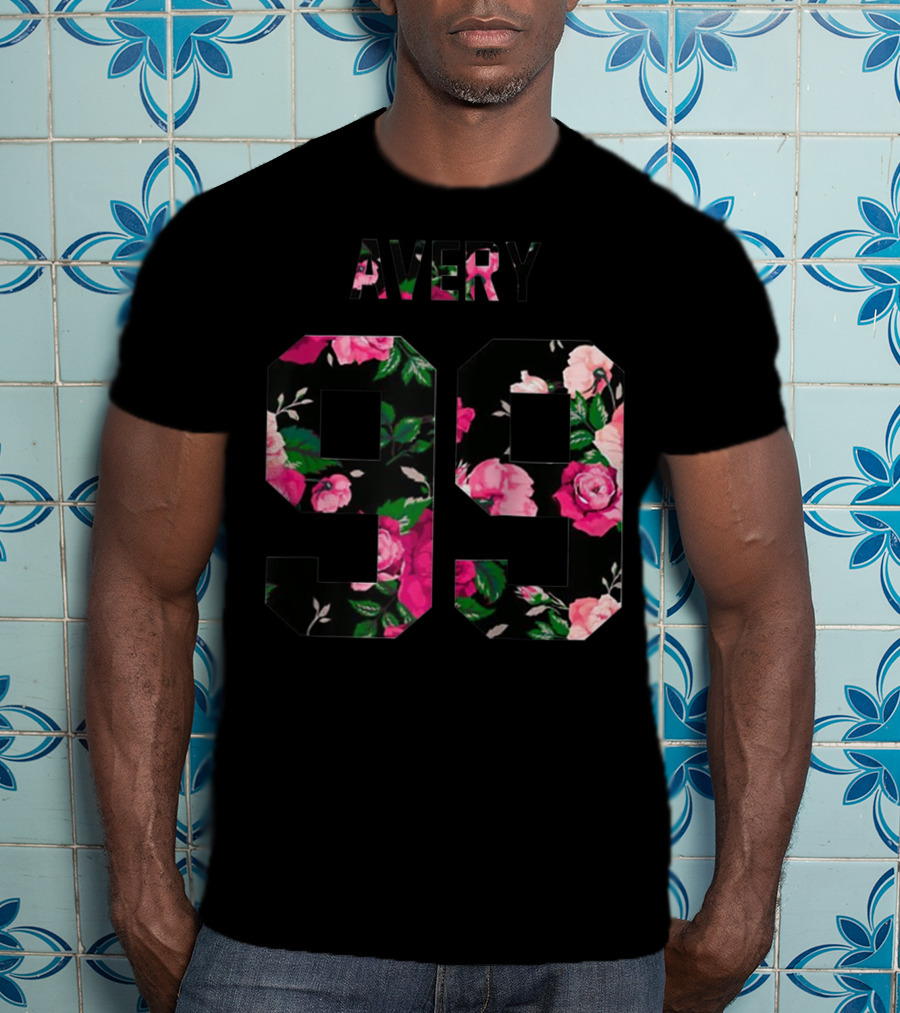 Avery 99 Floral Pattern Jack Avery Merchandise T-Shirt