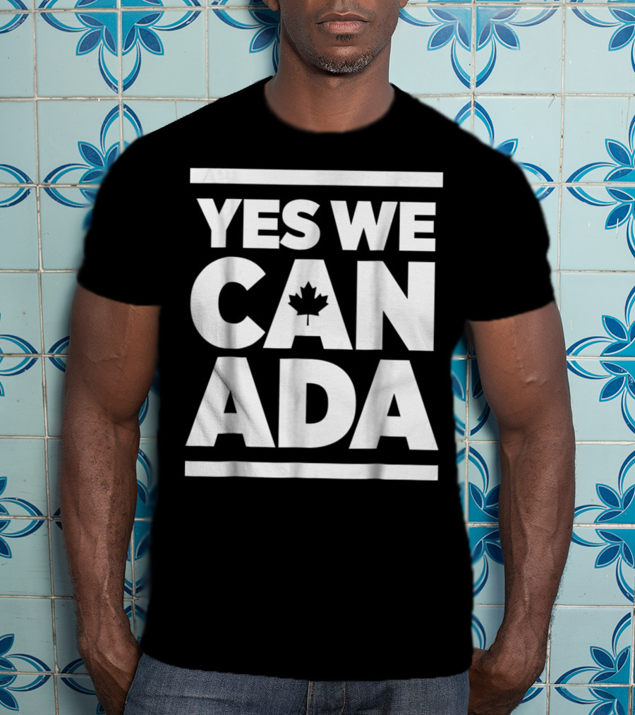 Yes We Canada Maple Leaf Funny Canadian Canada Day T-Shirt