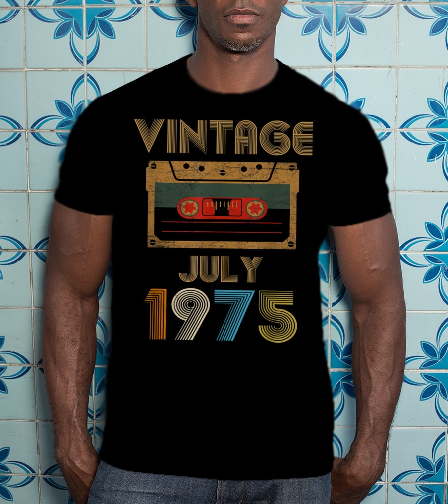 Vintage Cassette July 1975 T-Shirt