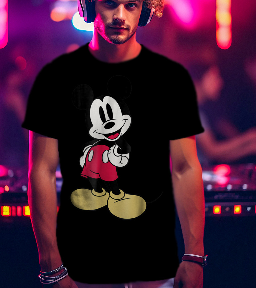Disney Classic Mickey Mouse 1 XP Vintage Style Retro T-Shirt