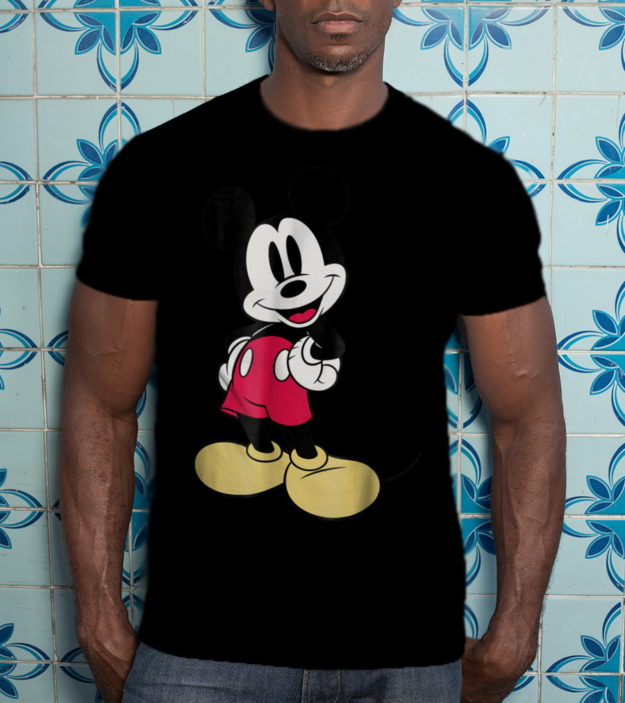 Disney Classic Mickey Mouse 1 XP Vintage Style Retro T-Shirt