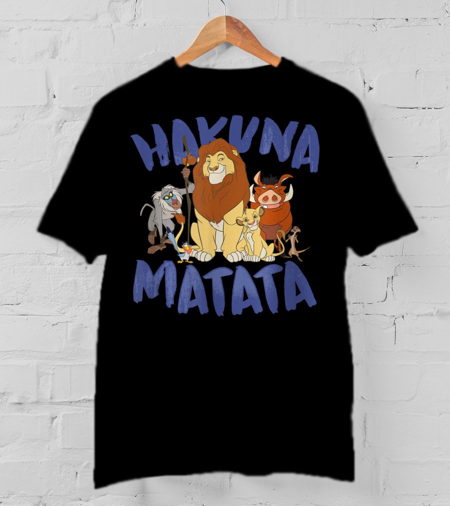 Lion King Hakuna Matata Rafiki Simba Timon Pumbaa Group Disney Classic T-Shirt