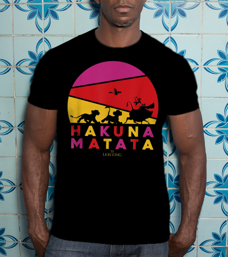 Hakuna Matata Disney Lion King Sunset T-Shirt