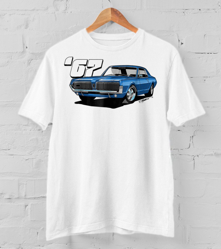 '67 Classic Blue 1967 Mercury Cougar T-Shirt