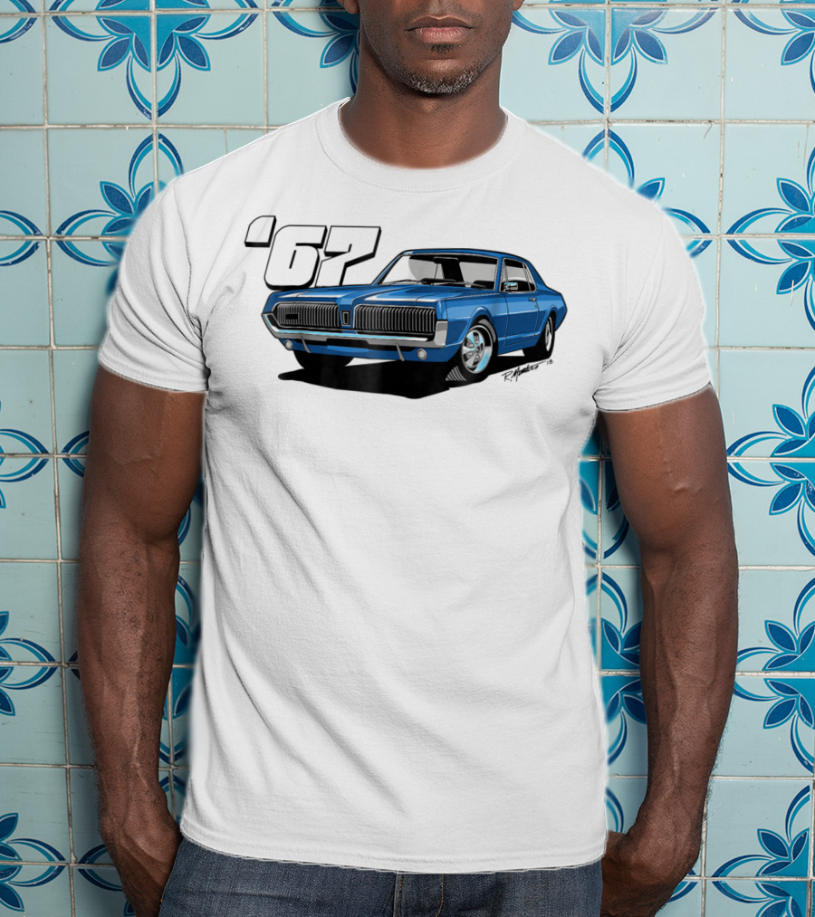 '67 Classic Blue 1967 Mercury Cougar T-Shirt