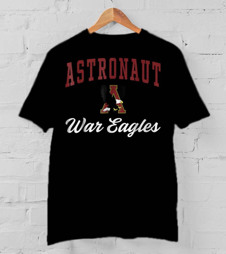 Astronaut High School War Eagles Emblem A T-Shirt