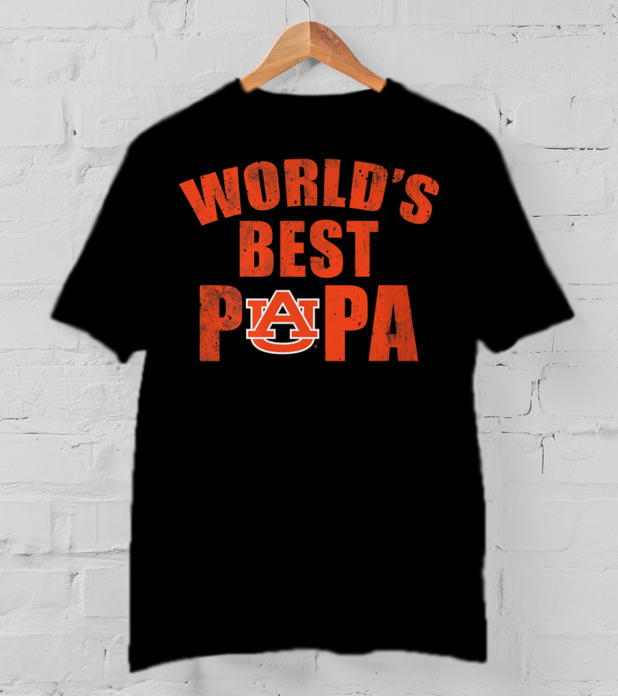 Auburn Tigers World's Best Papa T-Shirt