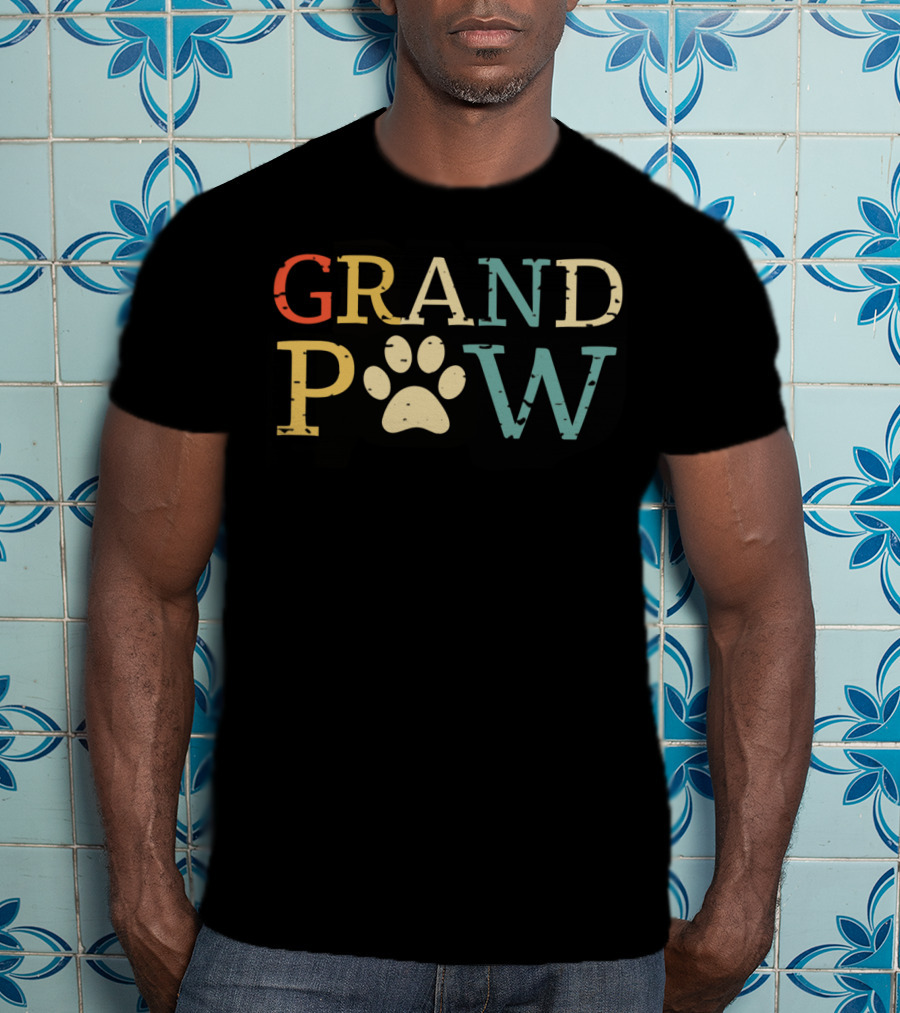 Grand Paw Best Grandparent T-Shirt