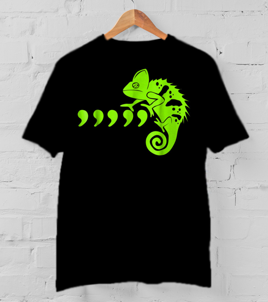 Comma Chameleon Love Country Music T-Shirt