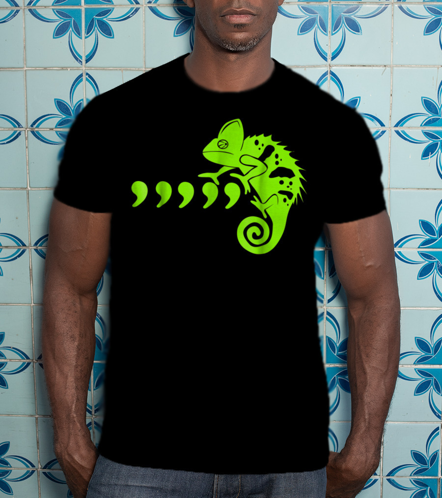 Comma Chameleon Love Country Music T-Shirt