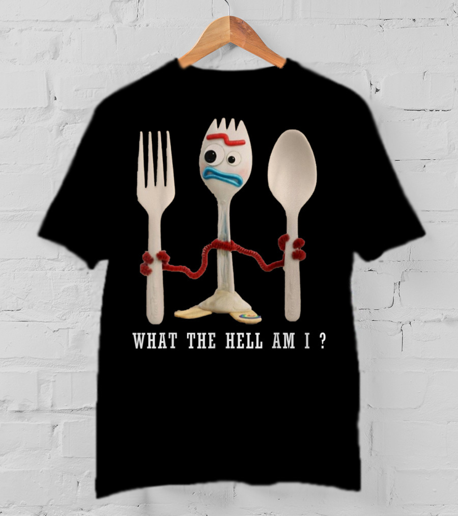 Forky What The Hell Am I Toy Story Character T-Shirt
