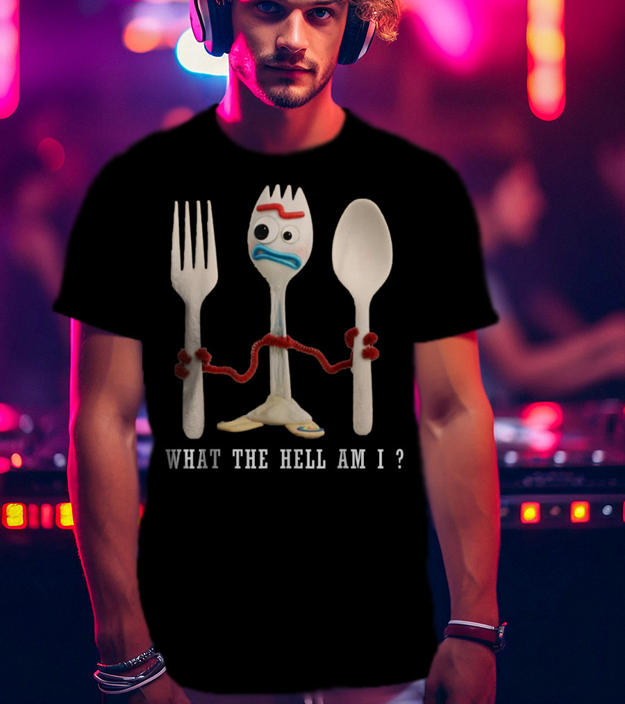 Forky What The Hell Am I Toy Story Character T-Shirt