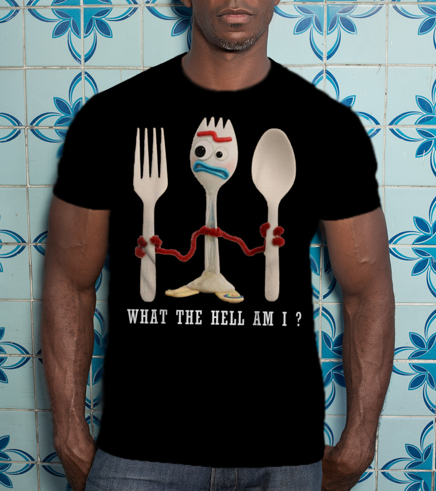 Forky What The Hell Am I Toy Story Character T-Shirt