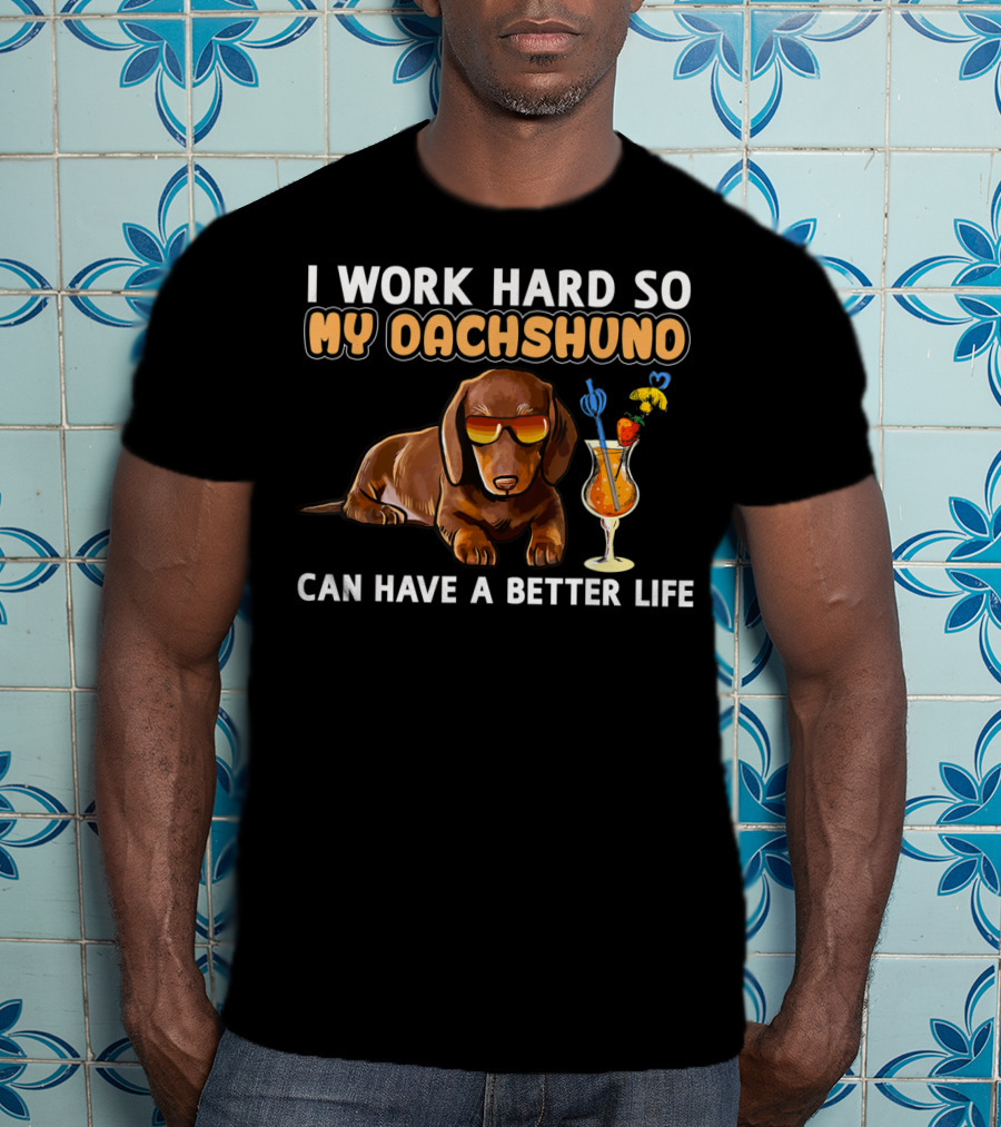 I Work Hard So My Dachshund Can Have A Better Life T-Shirt