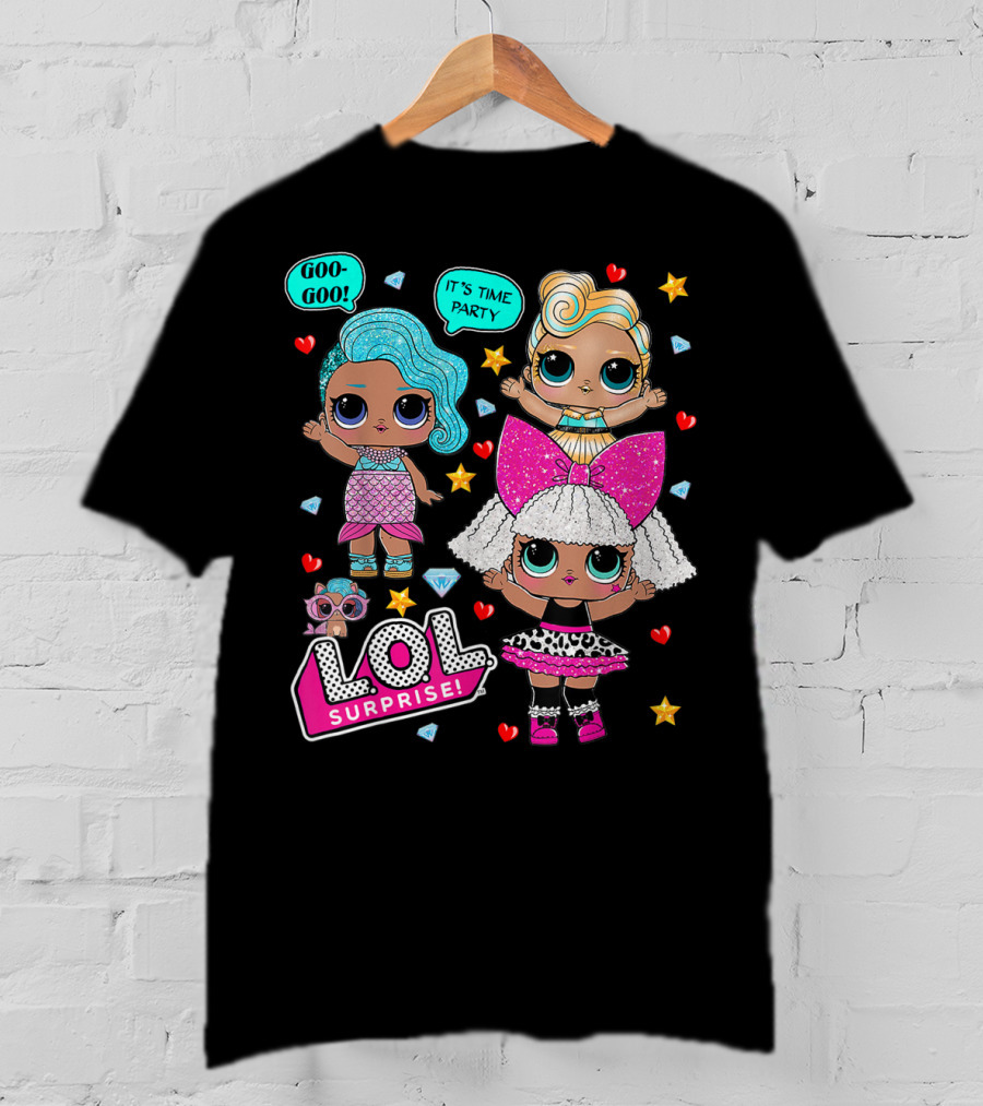 LOL Surprise Goo Goo It's Time Party T-Shirt