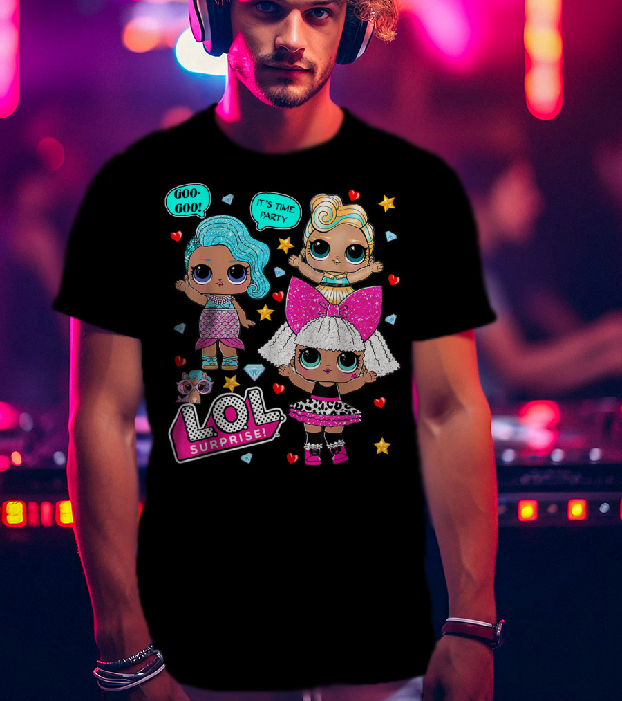 LOL Surprise Goo Goo It's Time Party T-Shirt