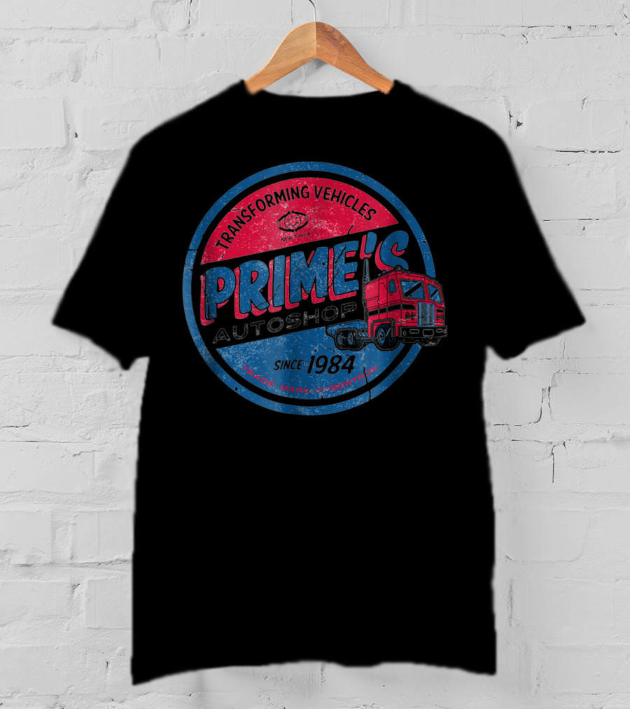Transforming Vehicles Prime's Autoshop Since 1984 T-Shirt
