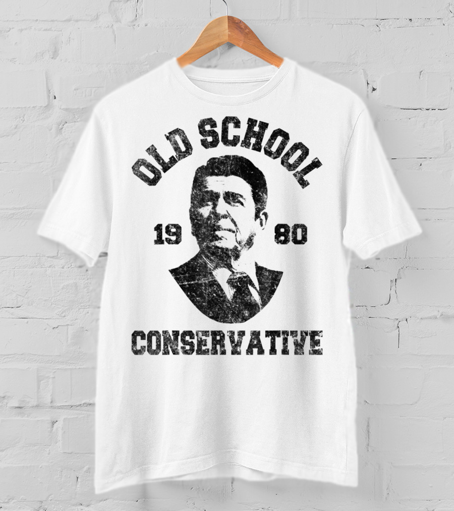 Old School Conservative 1980 Ronald T-Shirt