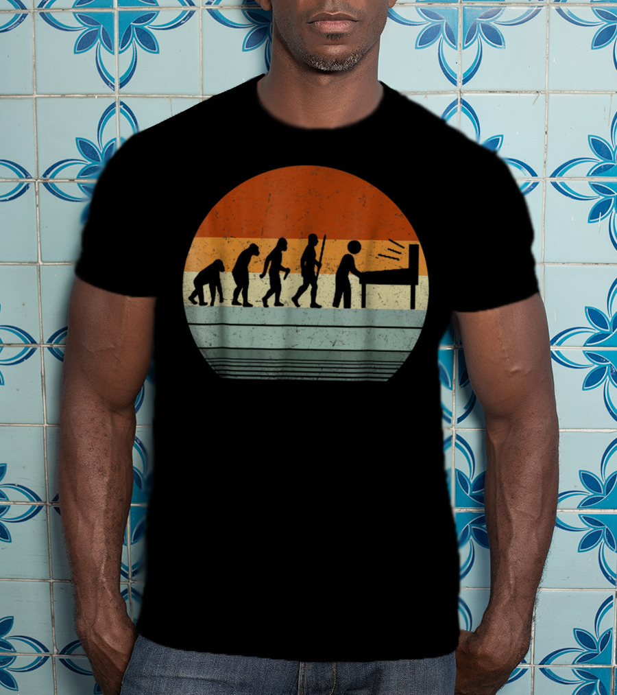 Vintage Pinball Evolution Player T-Shirt