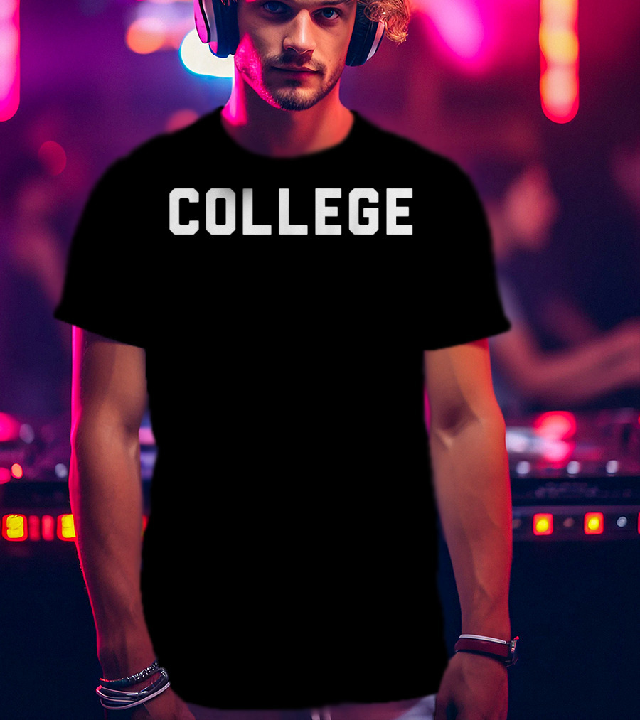 College 80s Party House Movie Classic College T-Shirt