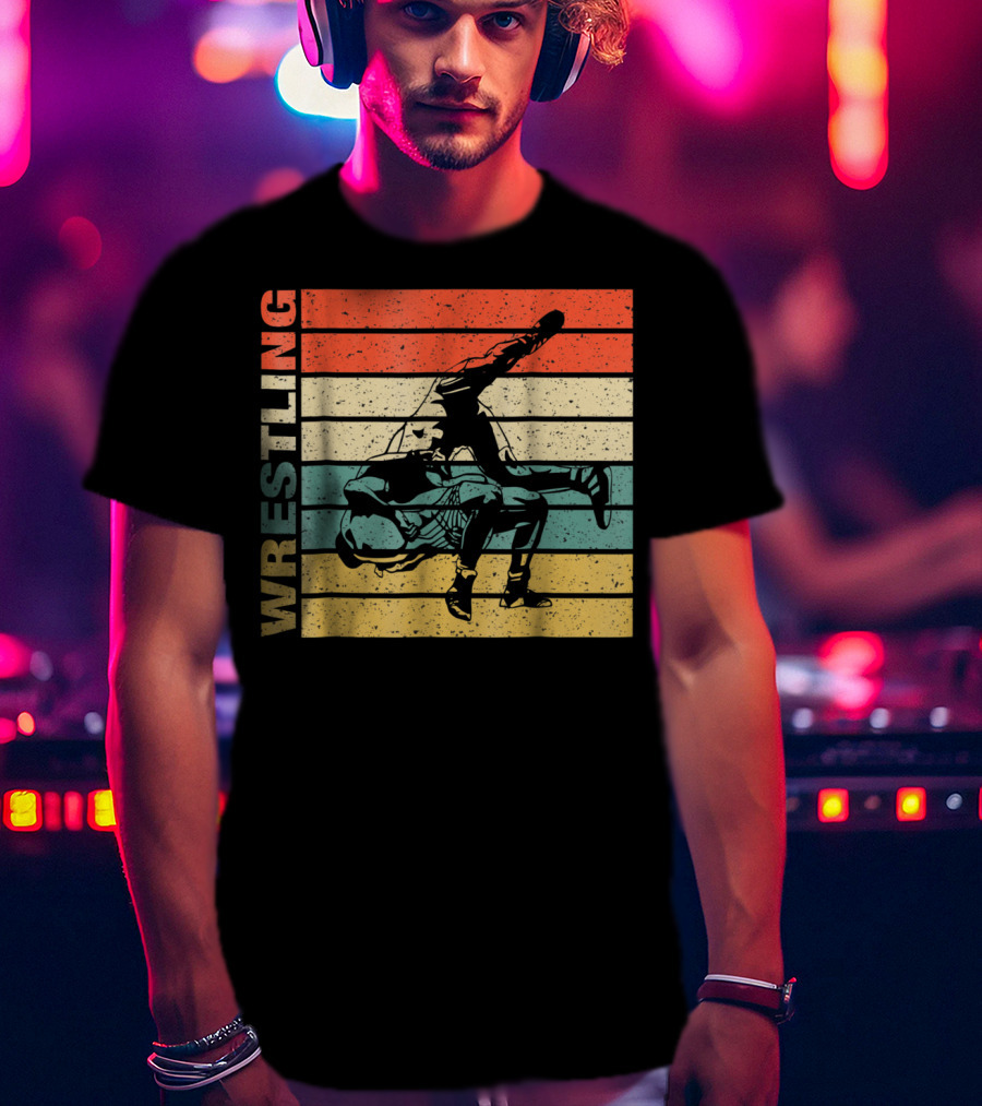 Cool Classic Wrestling Retro Birthday T-Shirt