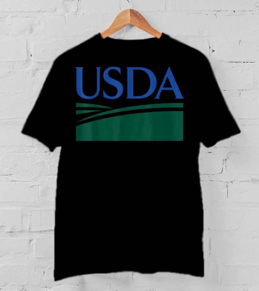 USDA Department Of Agriculture Green Field T-Shirt