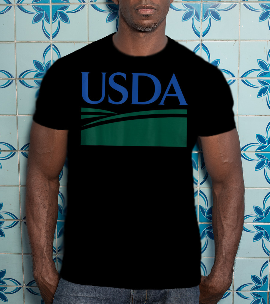 USDA Department Of Agriculture Green Field T-Shirt