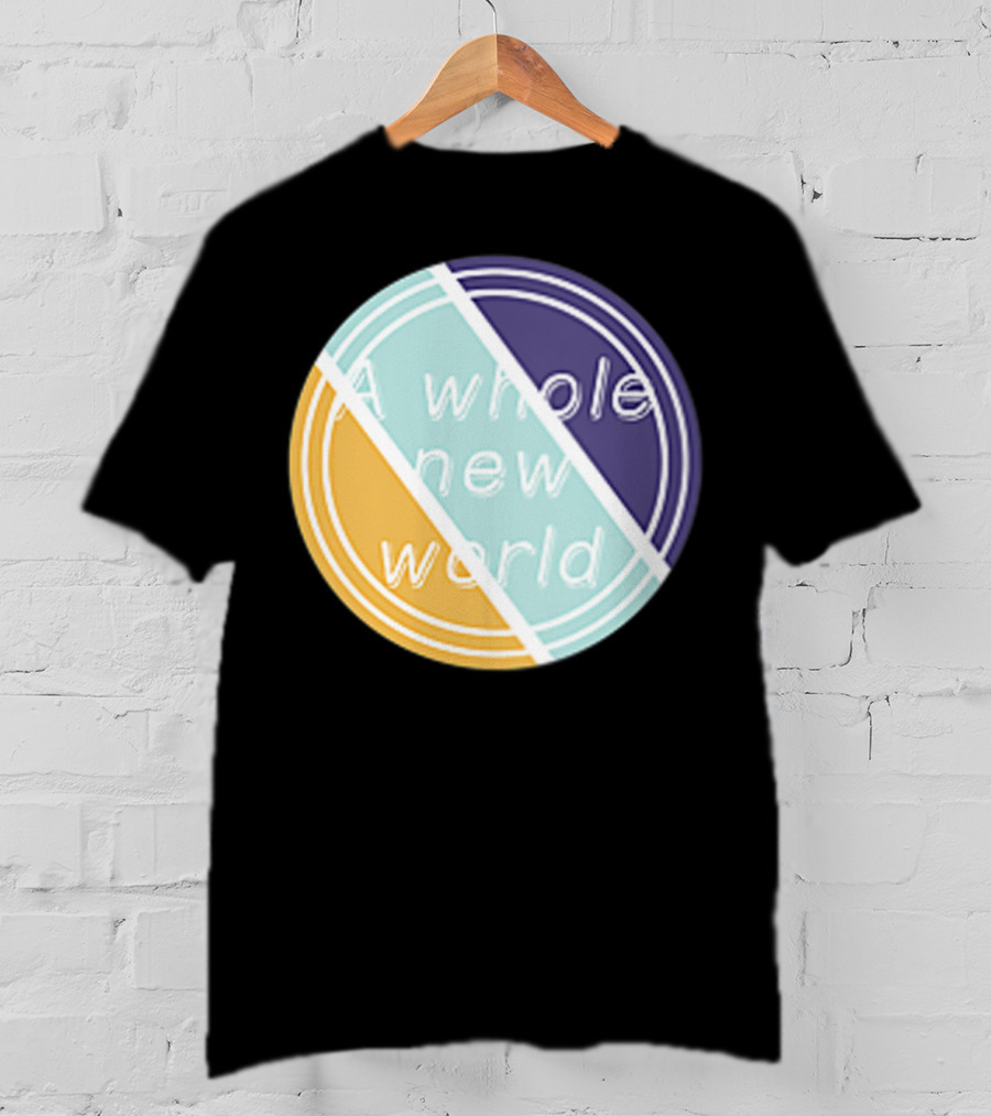 A Whole New World Circular Pastel T-Shirt