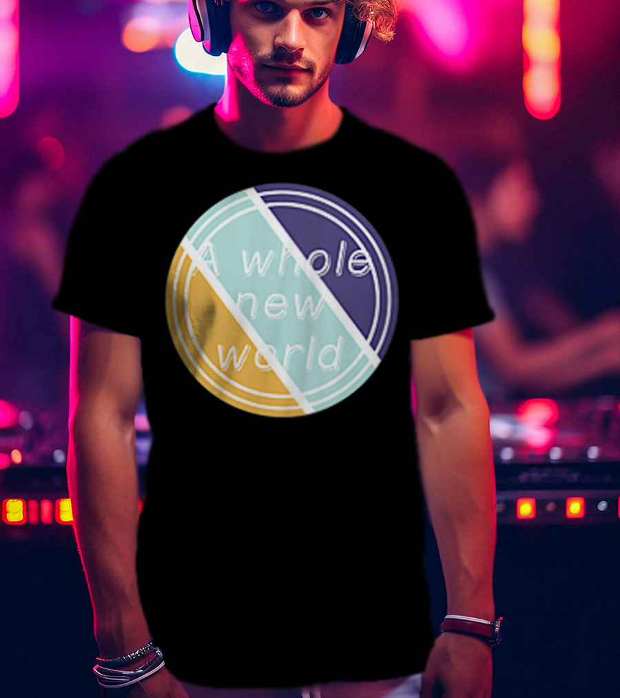 A Whole New World Circular Pastel T-Shirt