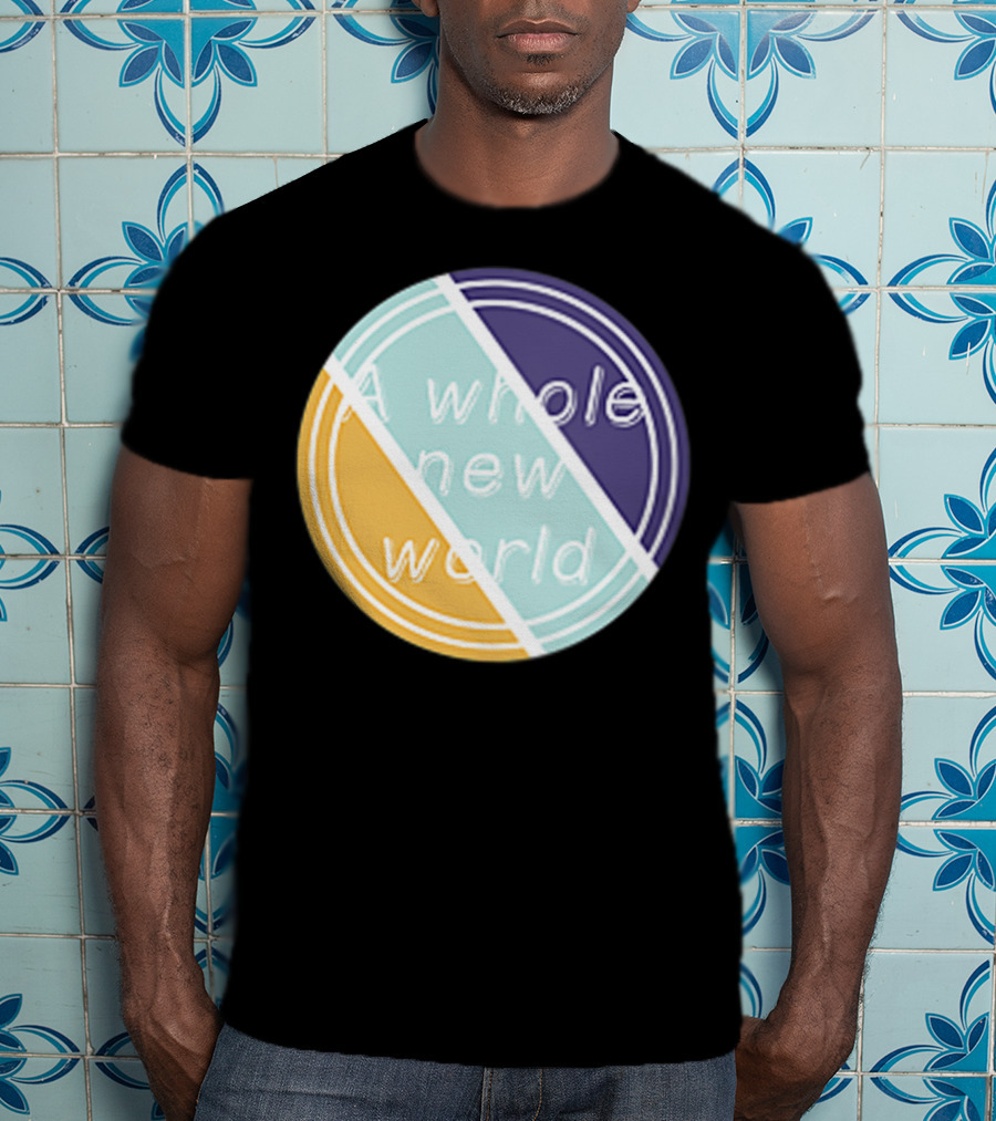 A Whole New World Circular Pastel T-Shirt