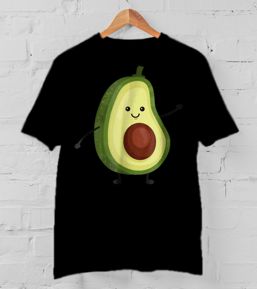 Smiling Avocado Best For Vegans Diet T-Shirt